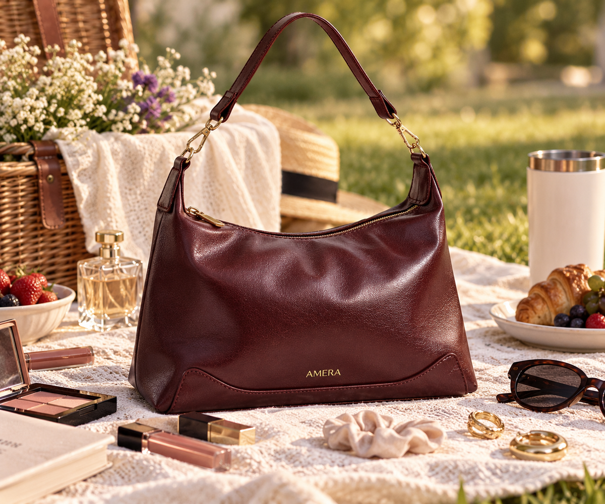 Verona Hobo - Maroon