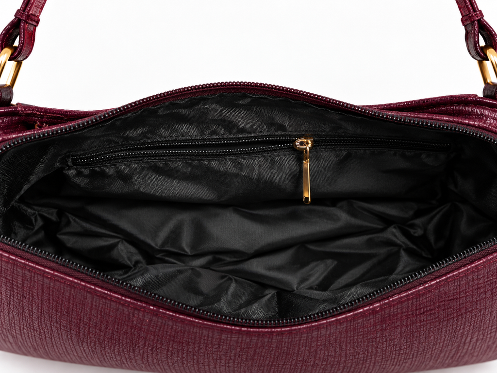 Prague Baguette - Textured Burgundy