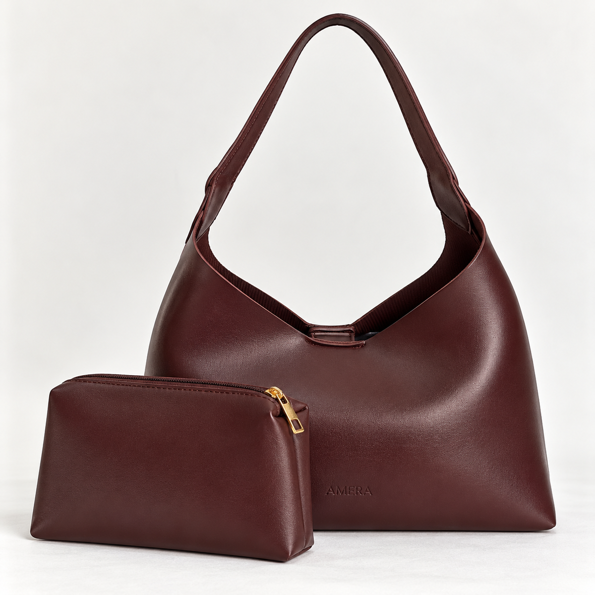 Bordeaux Hobo - Burgundy