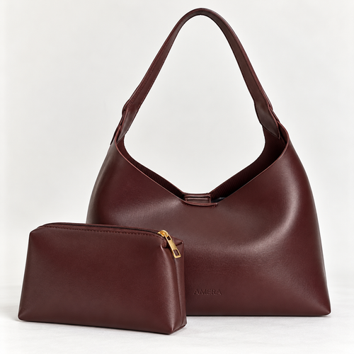 Bordeaux Hobo - Burgundy